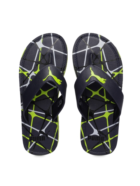 

Puma Men Navy Blue Solid Thong Flip-Flops