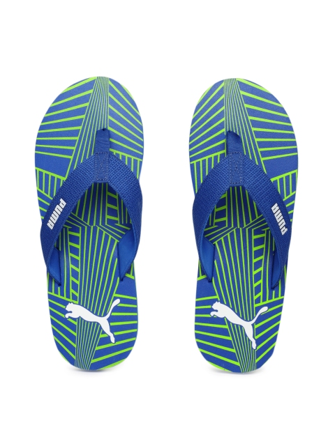 

Puma Men Blue Solid Gypsum IDP Thong Flip-Flops
