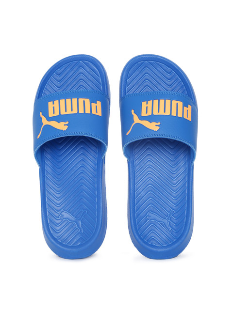 

Puma Unisex Blue Printed Sliders