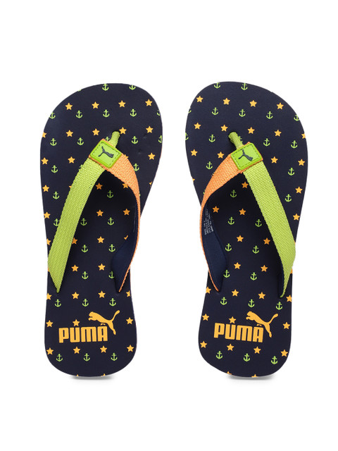 

Puma Unisex Navy Blue Printed Thong Flip-Flops
