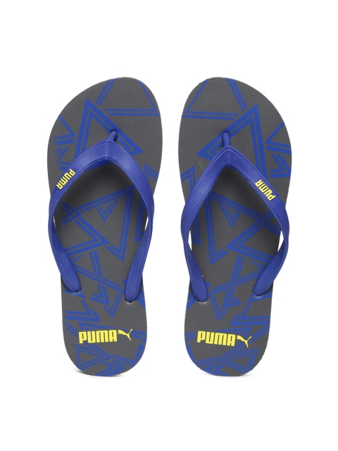 

Puma Men Blue & Grey Printed Thong Flip-Flops