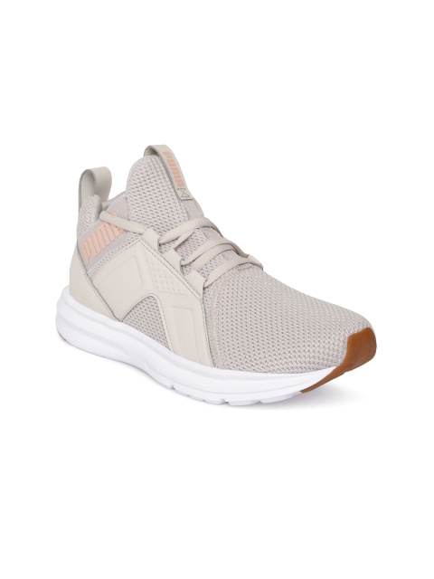 

Puma Women Grey & Peach Enzo Weave Running Shoes