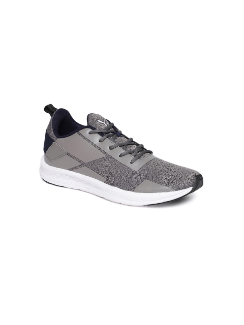 

Puma Men Grey & Navy Blue Intersteller V2 IDP Running Shoes