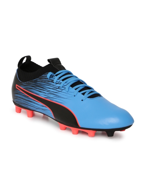 

Puma Men Blue & Black evoKNIT FTB II Football Shoes