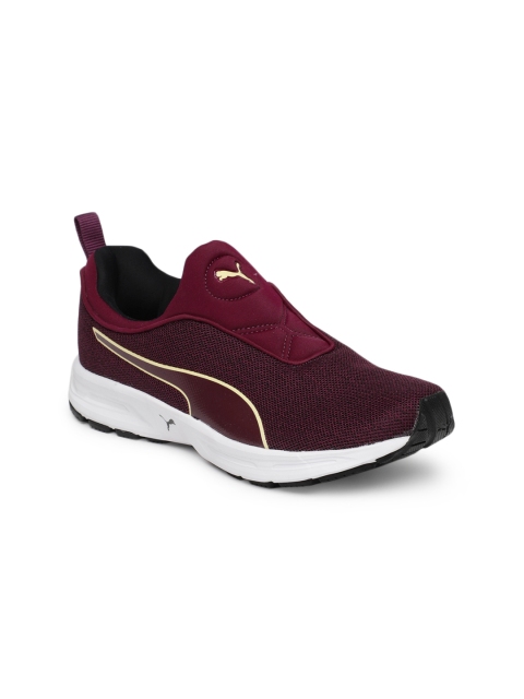 

Puma Women Maroon Rive IDP Slip-on Running Shoes