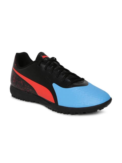 

Puma Men Blue, Red & Black Printed ONE 19.4 TT Football Shoes