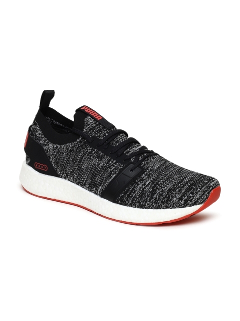 

Puma Men Black NRGY Neko Engineer Knit Running Shoes