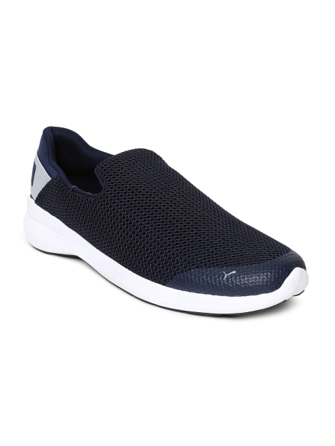 

Puma Men Navy Blue Stride evo slip on IDP Running Shoes