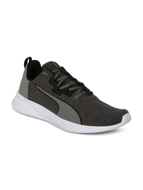 

Puma Men Charcoal Grey Tishatsu Runner Knit Running Shoes
