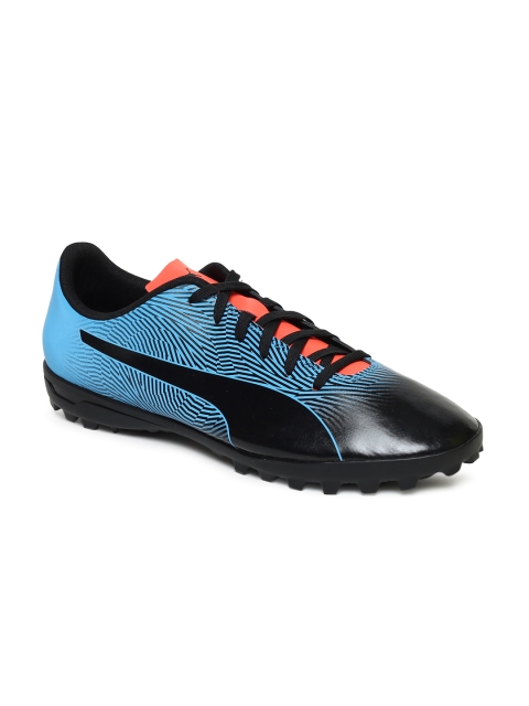 

Puma Men Black & Blue Spirit II TT Football Shoes