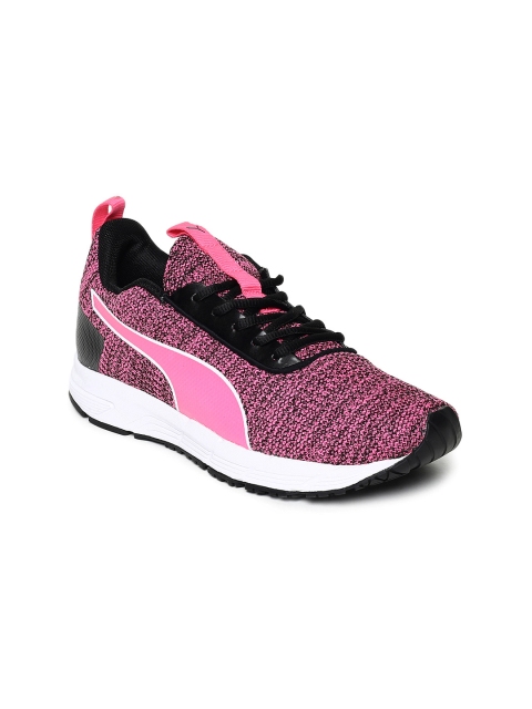 

Puma Women Pink & Black Progression Pro Running Shoes