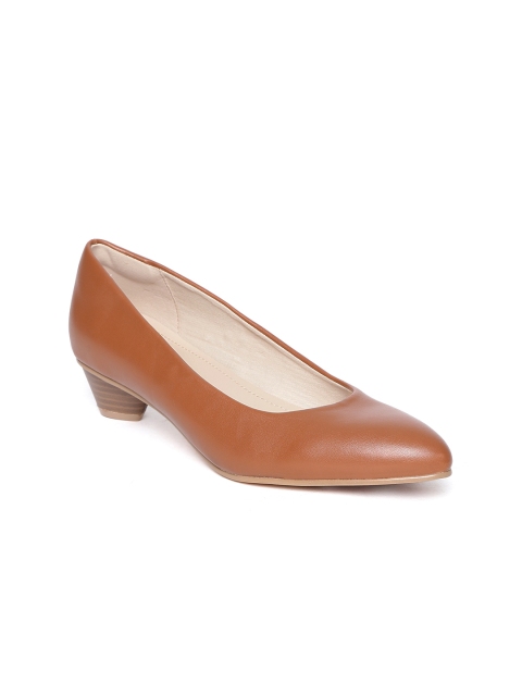 

Van Heusen Woman Tan Brown Solid Pumps
