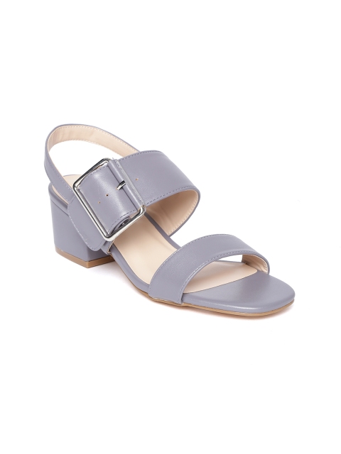 

Van Heusen Woman Grey Solid Block Heels