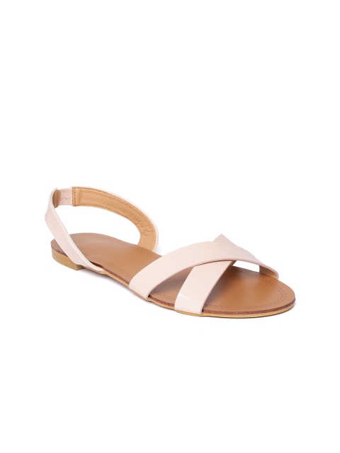 

Van Heusen Woman Pink Solid Open Toe Flats