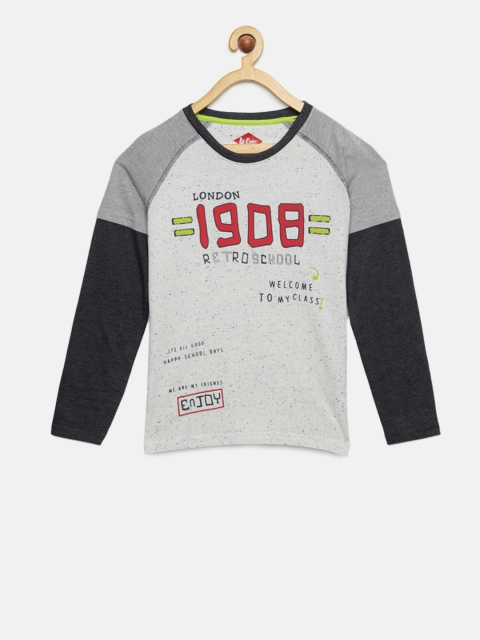 

Lee Cooper Boys Off-White Printed T-shirt