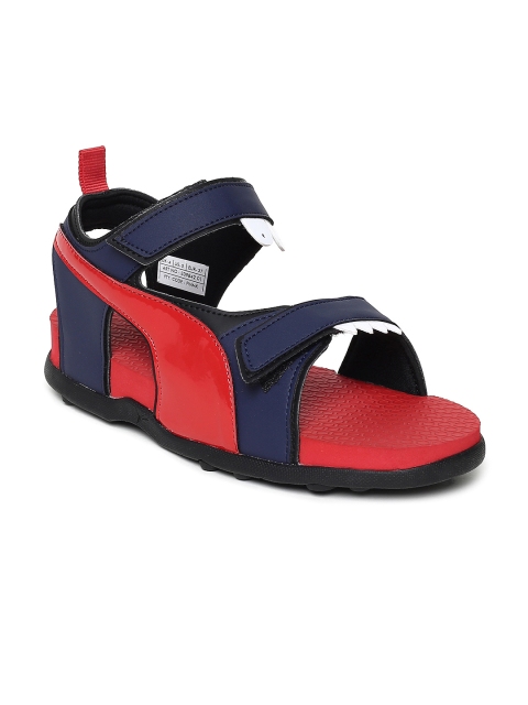 

Puma Men Blue Red Shrek JR Sports Sandals, Navy blue