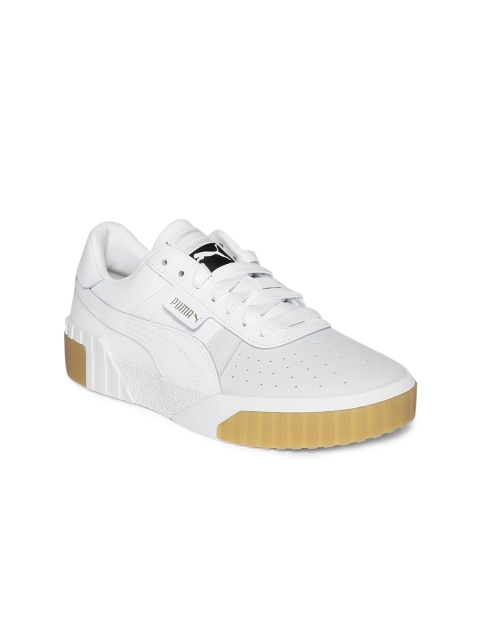 

Puma Women White & Grey Cali Exotic Sneakers