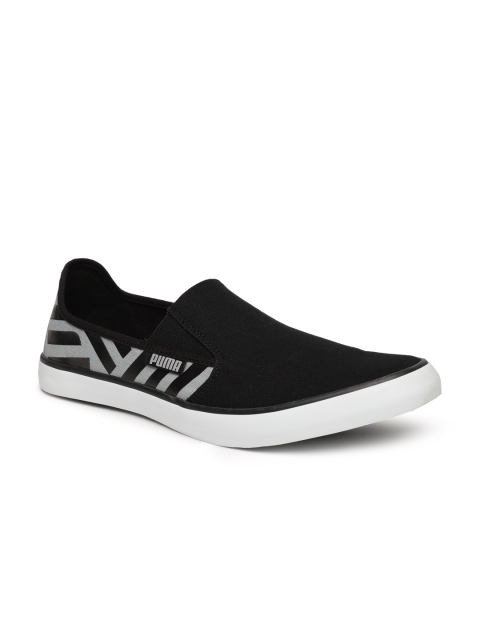 

Puma Men Black Auxius IDP Slip-On Sneakers