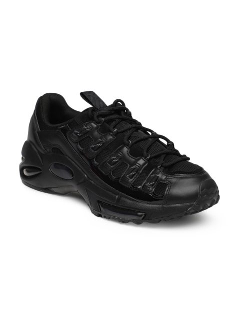

Puma Men Black Cell Endura Reflective Leather Sneakers