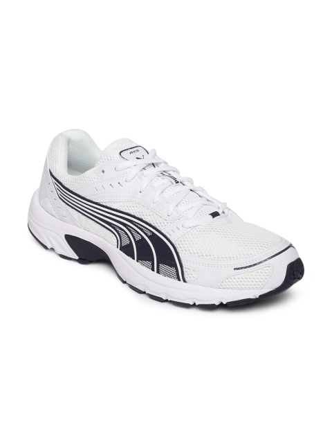 

Puma Unisex White Solid Axis Sneakers