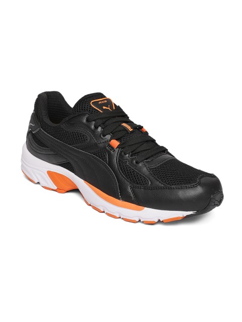 

Puma Unisex Black Solid Axis Plus 90s Sneakers