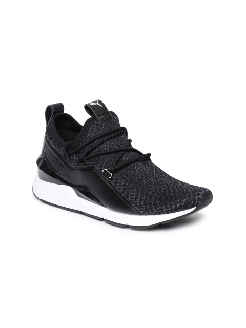 

Puma Women Black Muse 2 Reptile TZ Sneakers