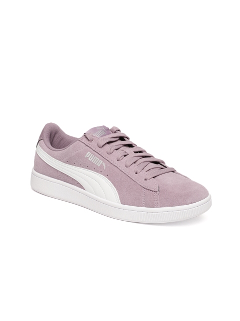 

Puma Women Purple Vikky v2 Suede Sneakers