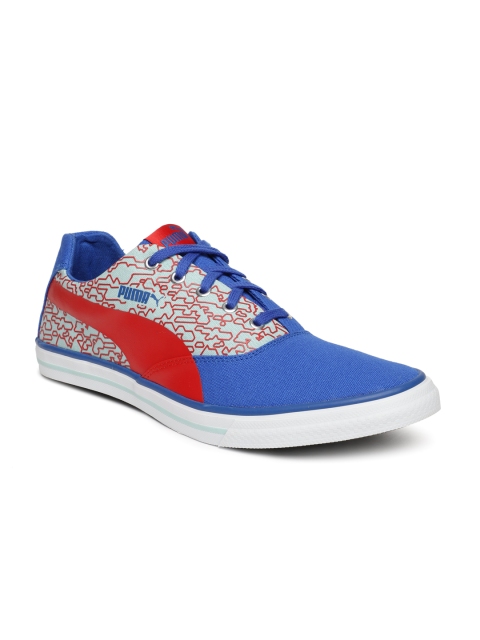 

Puma Men Blue & Red Solid Hip Hop Sneakers