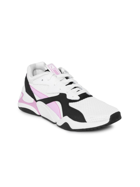 

Puma Women White Nova 90's Bloc Sneakers