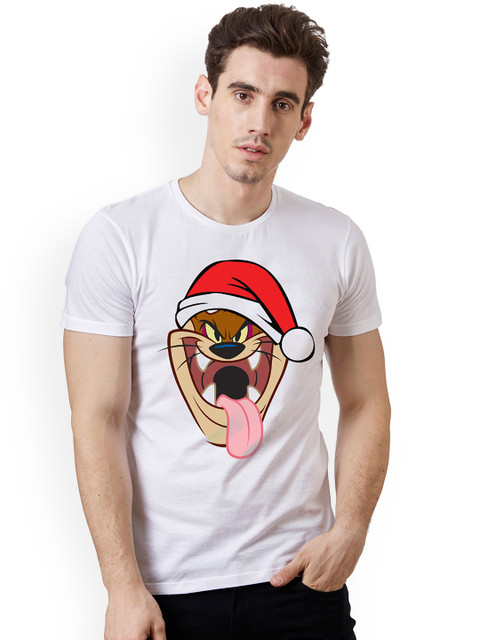 

Free Authority Men White Looney Tunes Printed T-shirt