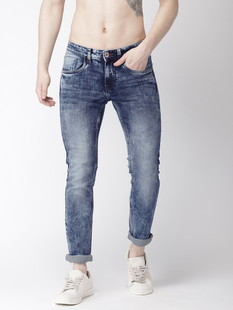 

Flying Machine Men Blue Jackson Skinny Fit Low-Rise Clean Look Stretchable Jeans