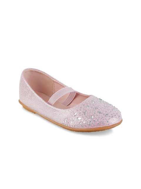 

Metro Girls Pink Solid Ballerinas