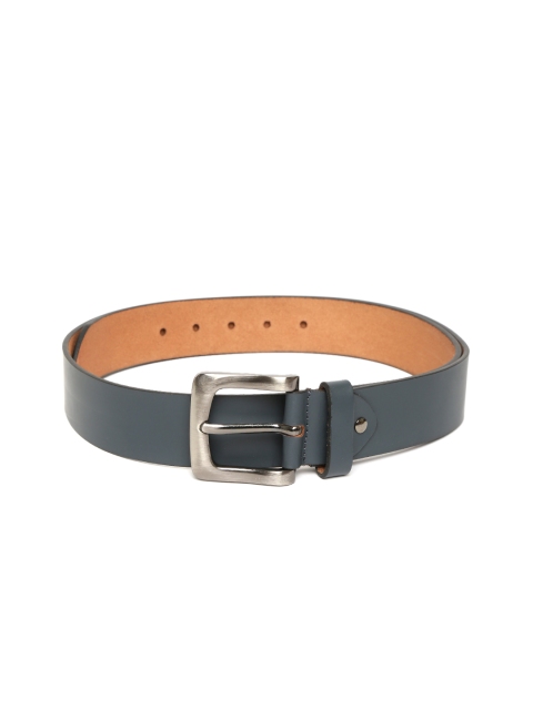 

Peter England Men Navy Blue Leather Belt