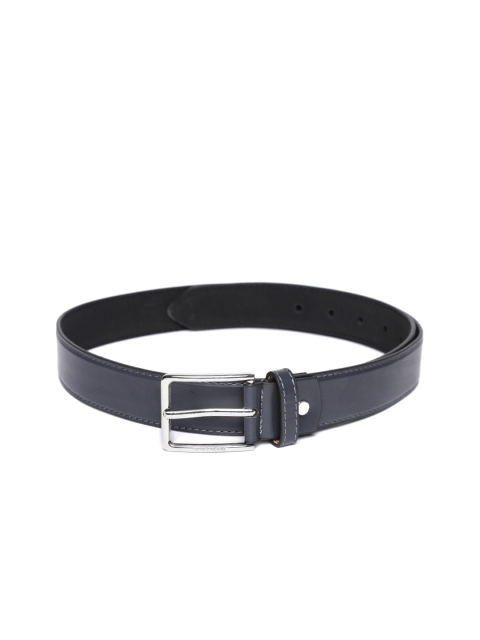 

Peter England Men Navy Blue Solid Belt