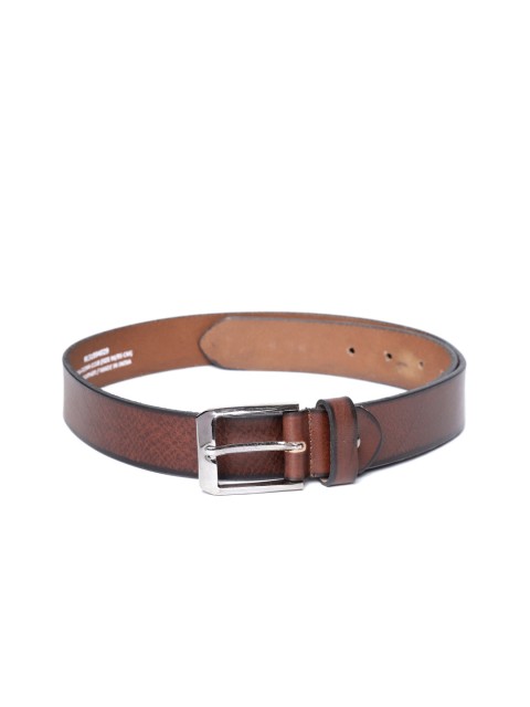 

Peter England Men Brown Leather Belt