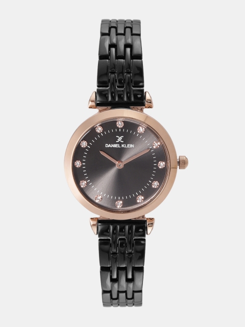 

Daniel Klein Premium Women Gunmetal-Toned Analogue Watch DK11992-5, Metallic