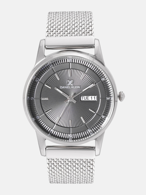 

Daniel Klein Men Gunmetal-Toned Analogue Watch DK12017, Metallic