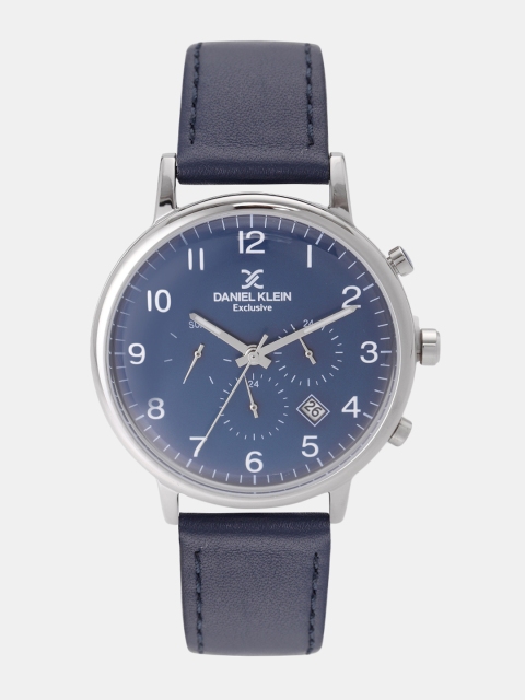 

Daniel Klein Exclusive Men Navy Blue Analogue Watch DK11998-2