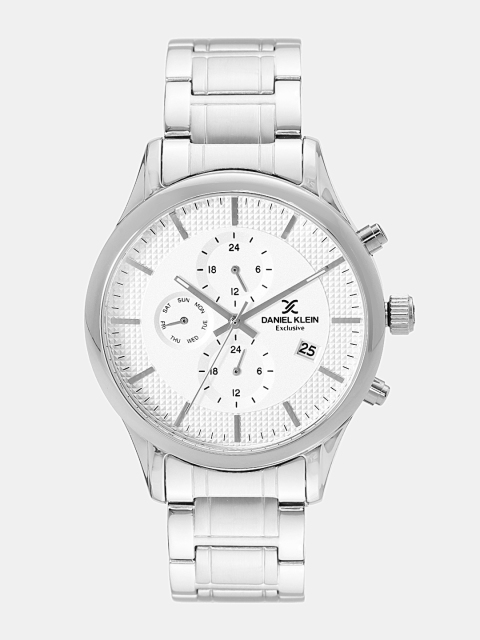 

Daniel Klein Exclusive Men Silver-Toned Analogue Watch DK11959-1