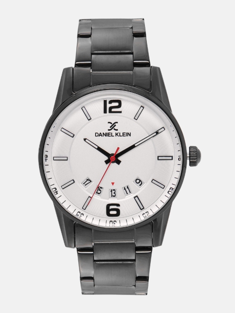 

Daniel Klein Premium Men Silver-Toned Analogue Watch DK12018
