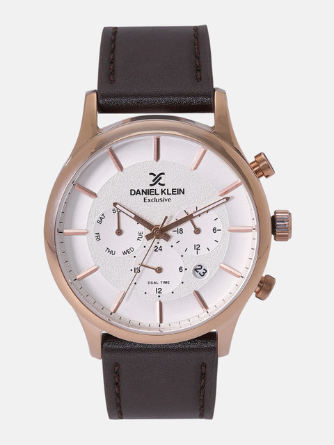 

Daniel Klein Men Silver-Toned Analogue Watch DK11969-2