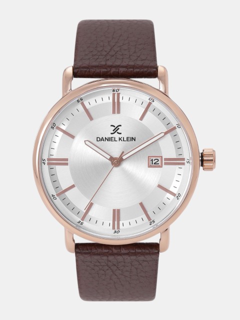 

Daniel Klein Premium Men Silver-Toned Analogue Watch DK12012-5