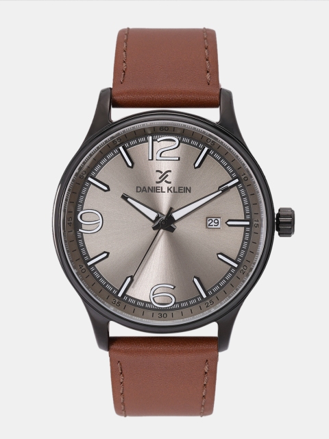 

Daniel Klein Premium Men Gunmetal-Toned Analogue Watch DK12019-6, Metallic