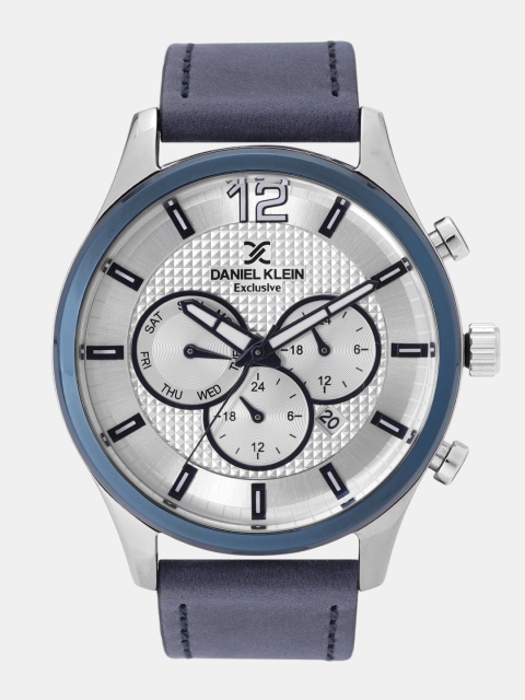 

Daniel Klein Exclusive Men Silver-Toned Analogue Watch DK12023-5