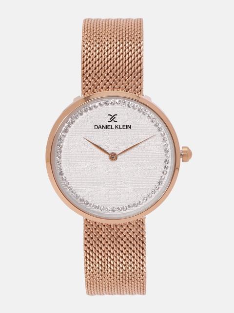 

Daniel Klein Premium Women Silver-Toned Analogue Watch DK11987-3