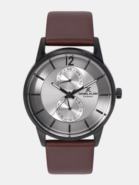 

Daniel Klein Exclusive Men Gunmetal-Toned Analogue Watch DK12022-4, Metallic