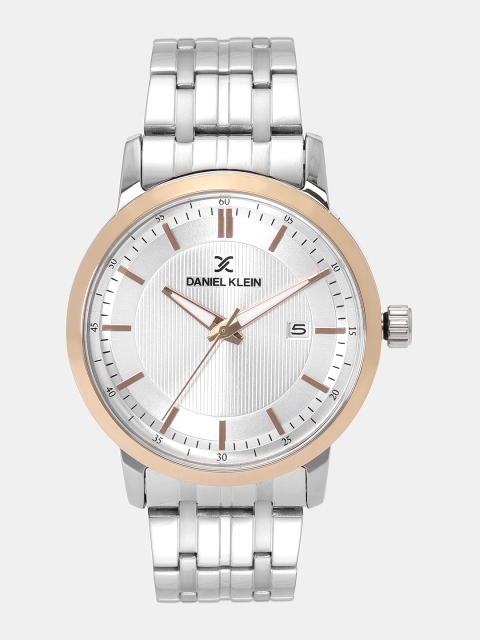 

Daniel Klein Premium Men Silver-Toned Analogue Watch DK12003-3
