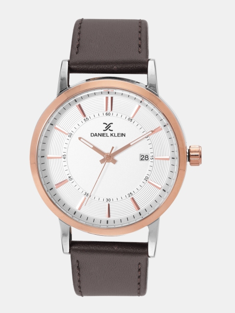 

Daniel Klein Premium Men Silver-Toned Analogue Watch DK12016-2
