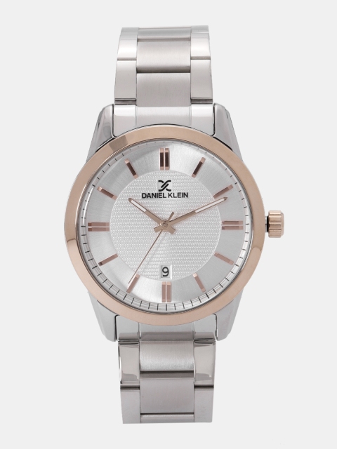 

Daniel Klein Men Silver-Toned Analogue Watch DK12014
