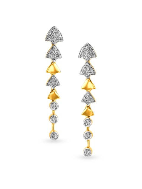 

Mia by Tanishq 14KT Earrings Diamond, Yellow